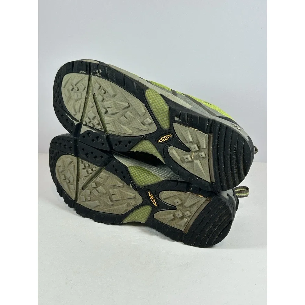 Keen Dry Shellback Trail Running Shoes Women's Size 9 Green Black Waterproof